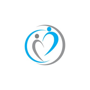 Atletik illüstrasyon simgesi logo vektör tasarımı