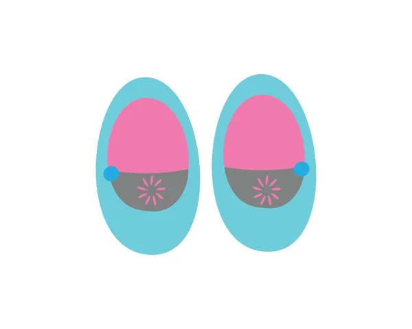 Дитяче Взуття Хлопчик Або Дівчинка Вектор — стоковий вектор