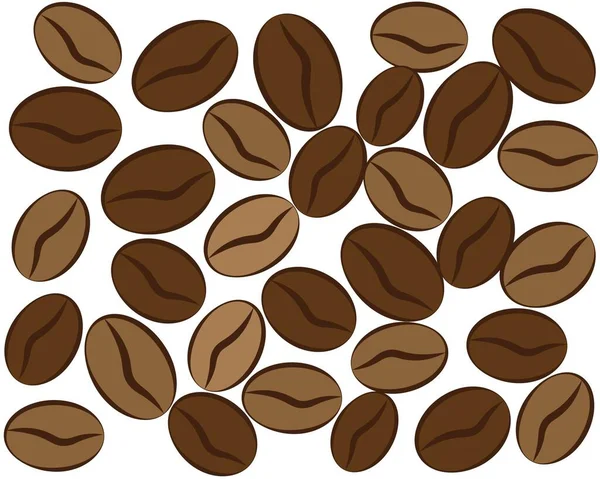 Coffee Bean Icon Logo Vector — Stock Vector