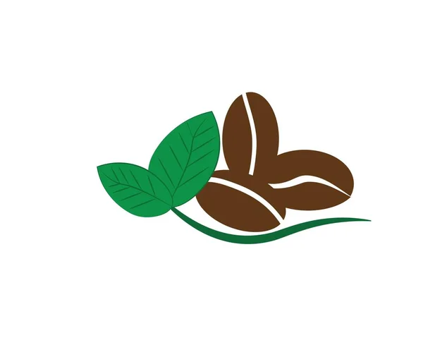 Кофе Бобы Логотип Вектор — стоковый вектор