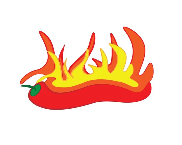 Hot Fire Logo Free Vector — Stock Vector