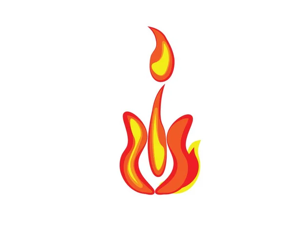 Fire Icon Logo Free Vector — Stock Vector