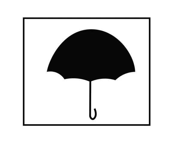 Umbrella Illustration Icon Logo Vector Design — Stock Vector