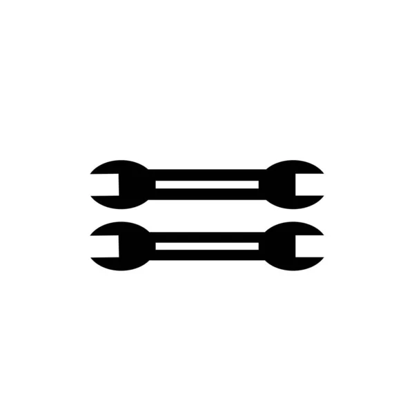 Wrench Illustration Icon Logo Vector Design — Stock Vector
