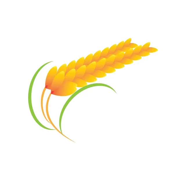 Reis Illustration Symbol Logo Vektor Design — Stockvektor