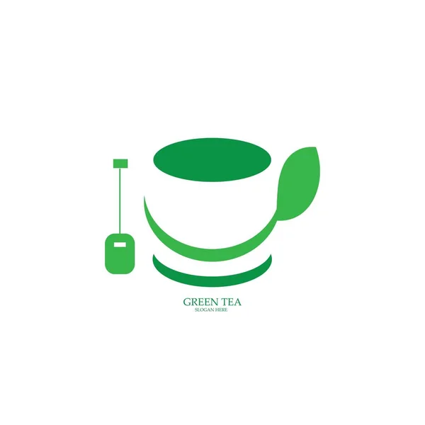 Disegno Vettoriale Del Logo Dell Icona Del Verde — Vettoriale Stock