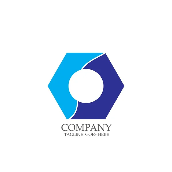 Ícone Ilustração Negócios Design Vetor Logotipo —  Vetores de Stock