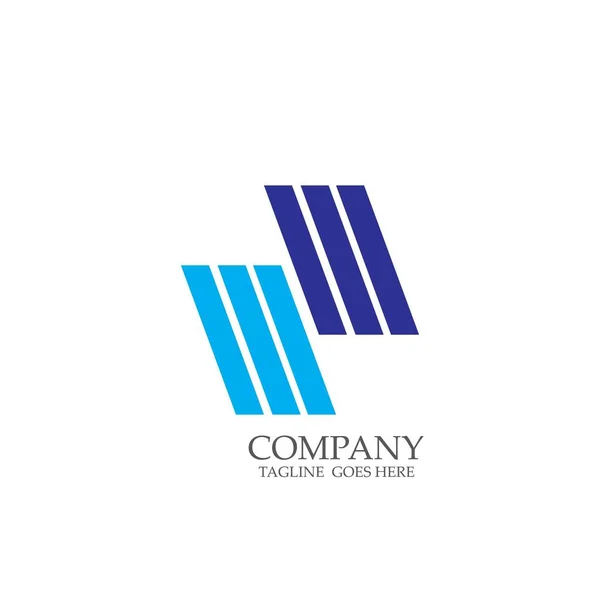 Icono Ilustración Negocios Logo Vector Diseño — Vector de stock