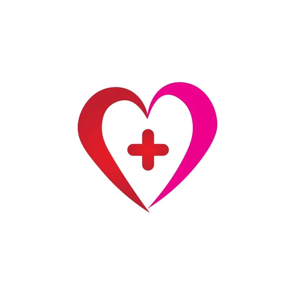 Corazón Amor Ilustración Icono Logo Diseño Vectores — Vector de stock