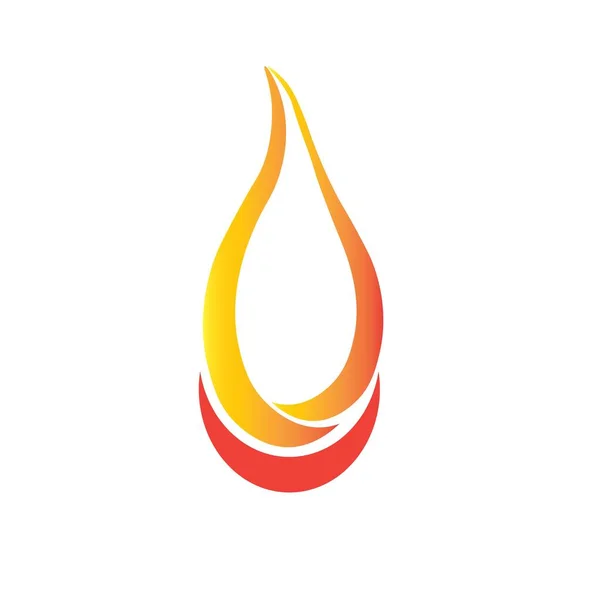 Oil Illustration Icon Logo Vector Design — Stock Vector