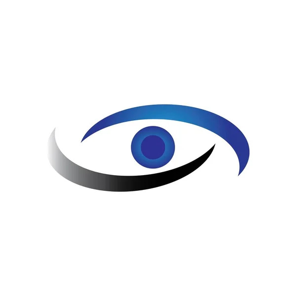 Göz Illüstrasyon Simgesi Logo Vektör Tasarımı — Stok Vektör