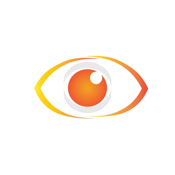 Göz Illüstrasyon Simgesi Logo Vektör Tasarımı — Stok Vektör
