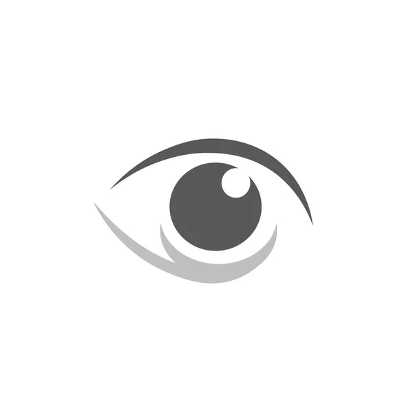 Illustration Oeil Icône Logo Vecteur Design — Image vectorielle