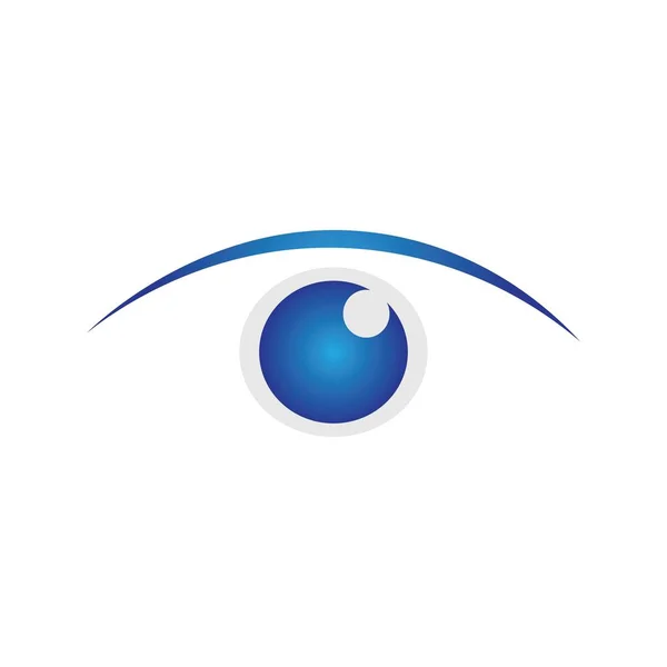 Εικονογράφηση Ματιών Εικονίδιο Λογότυπο Διάνυσμα Σχεδιασμό — Διανυσματικό Αρχείο