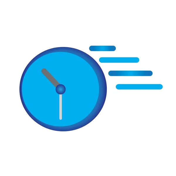 Temps Illustration Icône Logo Vecteur Design — Image vectorielle