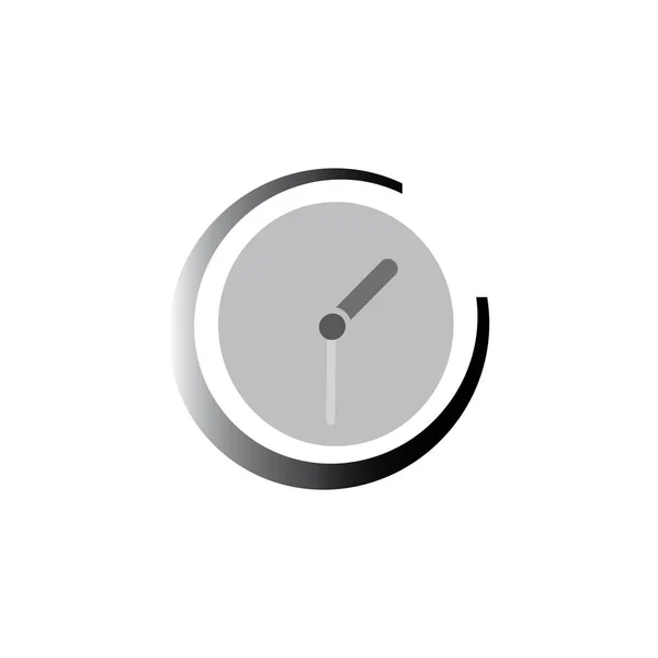 Time Illustration Icon Logo Vector Design — Stock Vector