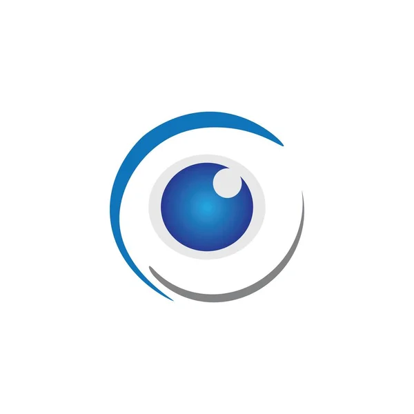 Eye Illustration Icon Logo Vector Design — Stock Vector