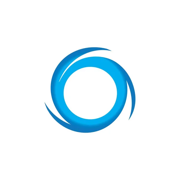 Circle Illustration Icon Logo Vector Design — Stock Vector