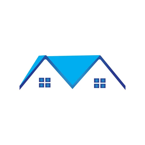 Desenho Vetor Logotipo Ícone Ilustração Telhado Ilustração De Bancos De Imagens