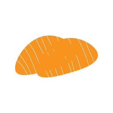 Patates illüstrasyon simgesi logo vektör tasarımı