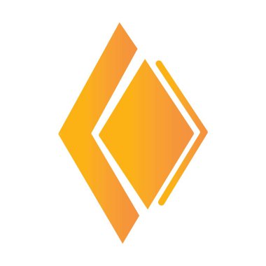 Elmas illüstrasyon logo vektör tasarımı