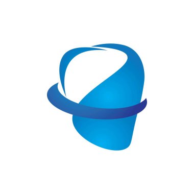 Diş illüstrasyon logo vektör tasarımı