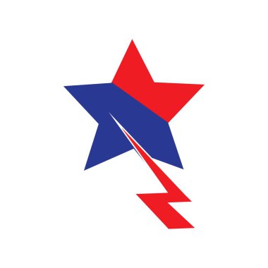 yıldız illüstrasyon logo vektör tasarımı