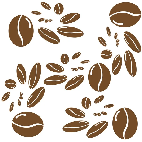 Kahve Illüstrasyon Logo Vektör Tasarımı — Stok Vektör