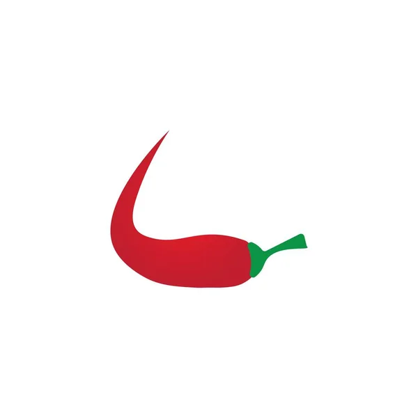 Chili Illustration Logo Vector Desgn — Stock Vector