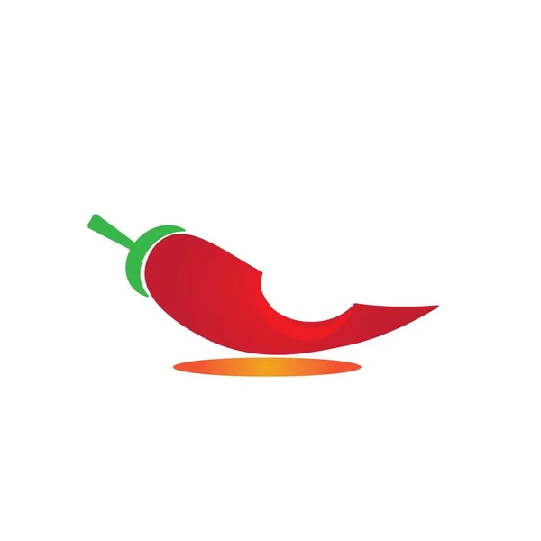 Chili Illustration Logo Vector Desgn — Stock Vector