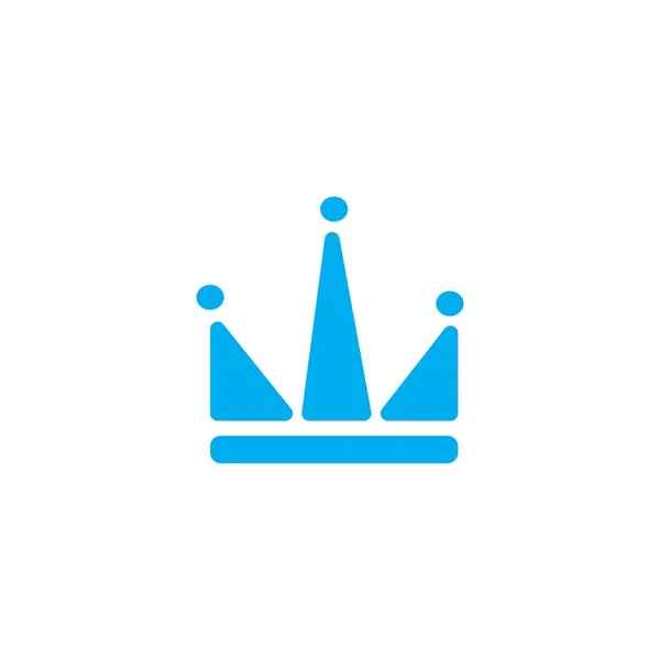 Crown Illustration Logo Vector Design — Stock Vector