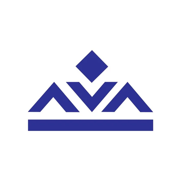 Kroon Illustratie Logo Vector Ontwerp — Stockvector