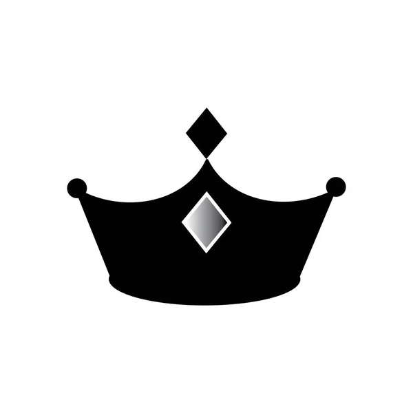 Coroa Ilustração Logotipo Vetor Design —  Vetores de Stock
