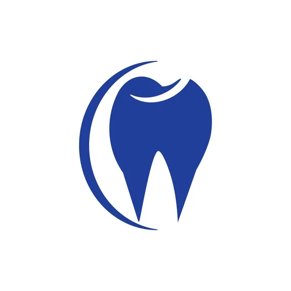 Dental Illustration Logo Vector Design — Stock Vector