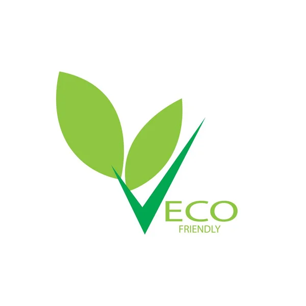 Leaf Illustration Logo Vector Design — Stock Vector