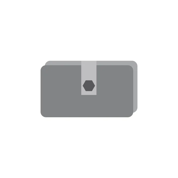 Portemonnee Illustratie Logo Vector Ontwerp — Stockvector