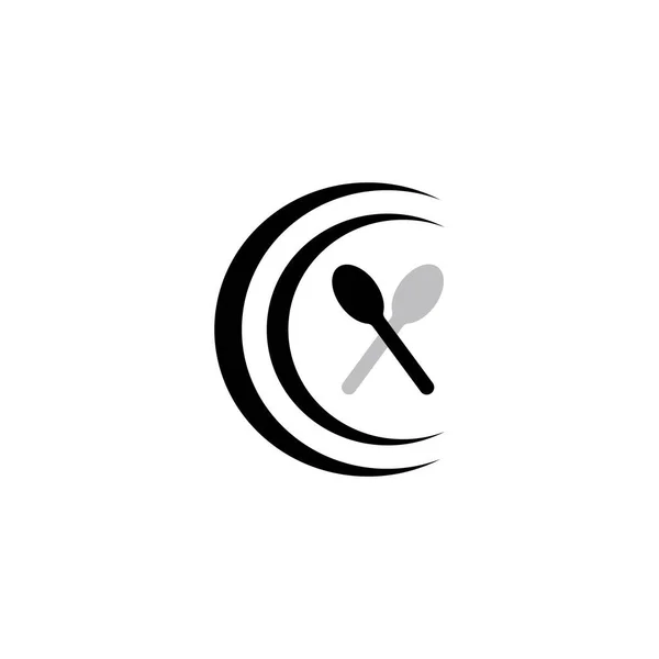 Catering Illustration Logotyp Vektor Design — Stock vektor
