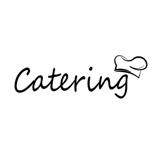 catering illüstrasyon logo vektör tasarımı