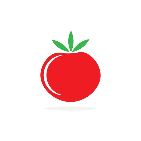 Tomate Illustration Logo Vektor Design — Stockvektor