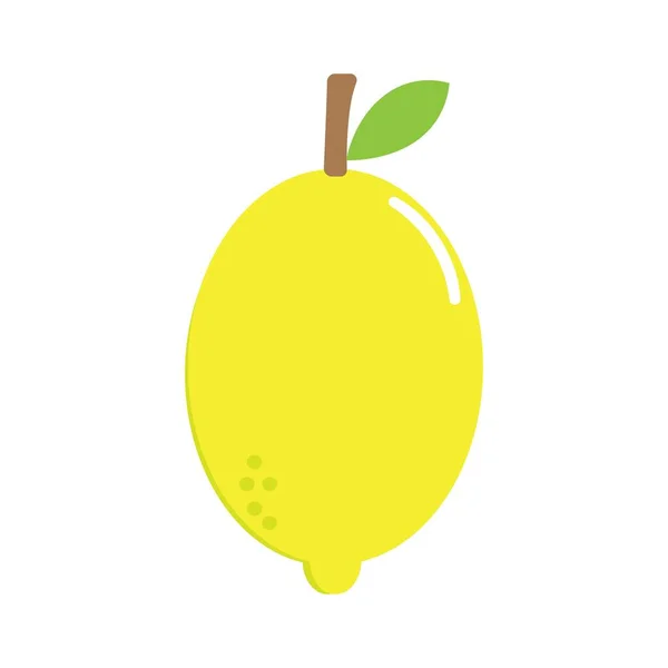 Векторный Дизайн Логотипа Лимонных Фруктов — стоковый вектор