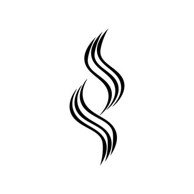 saç illüstrasyon simgesi logo vektör tasarımı