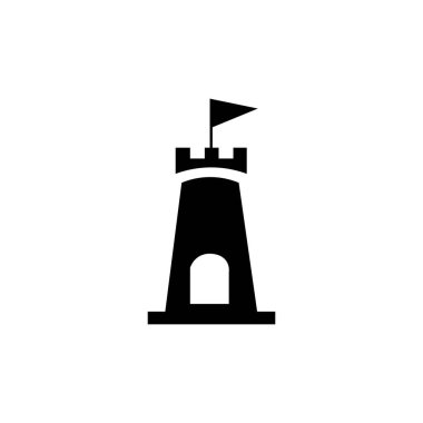 kale illüstrasyon logo vektör tasarımı