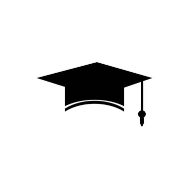 toga hat illüstrasyon logo vektörü