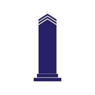 sütun illüstrasyon logo vektör tasarımı