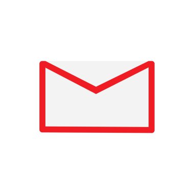 posta, zarf illüstrasyon logo vektör tasarımı