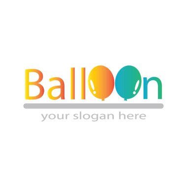 balon illüstrasyon logo vektörü