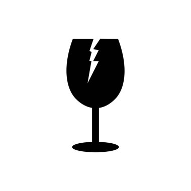 Kırılgan illüstrasyon logo vektör tasarımı