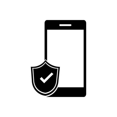 akıllı telefon illüstrasyon logo vektör tasarımı