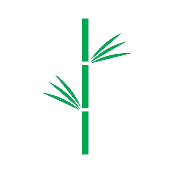 Бамбукова Ілюстрація Логотип Векторний Дизайн — стоковий вектор