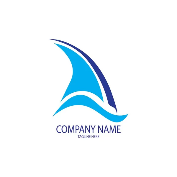 Navio Ilustração Ícone Logotipo Vetor — Vetor de Stock